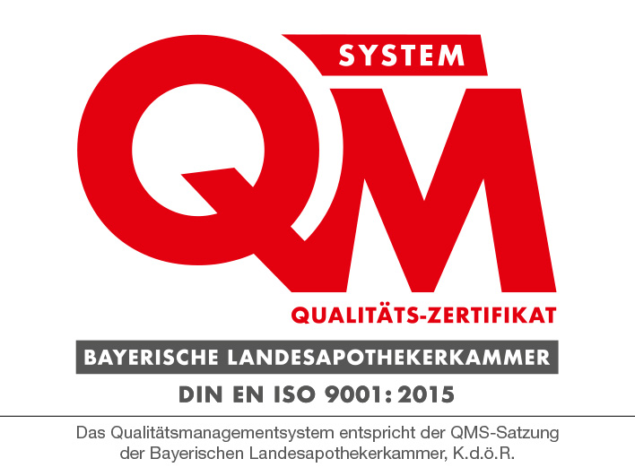 QMS · Bayerische Landesapothekerkammer · DIN EN ISO 9001:2015